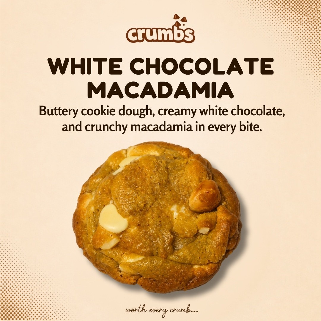 White Chocolate Macadamia Artisan Cookie