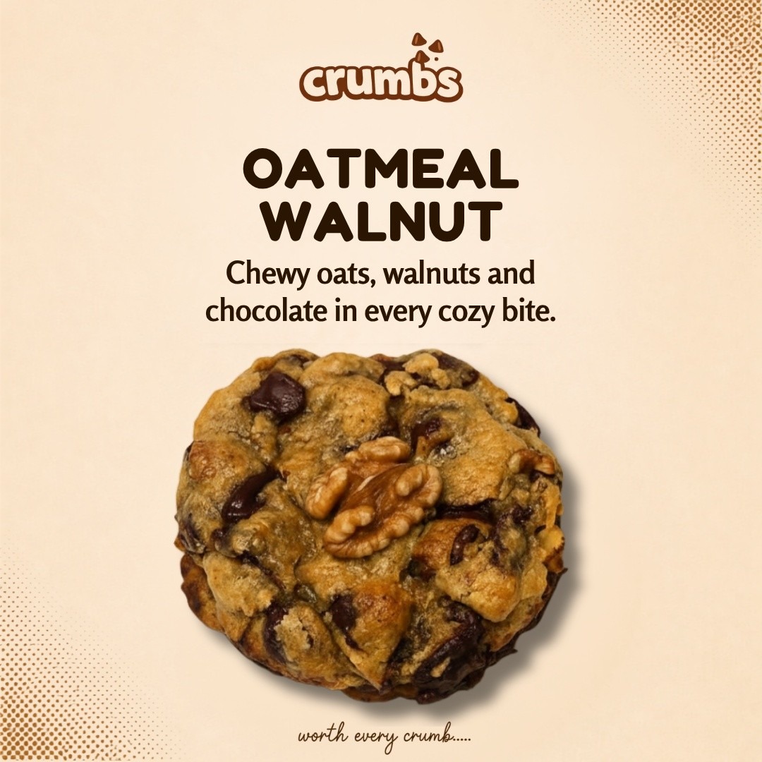 Oatmeal Walnut Artisan Cookie