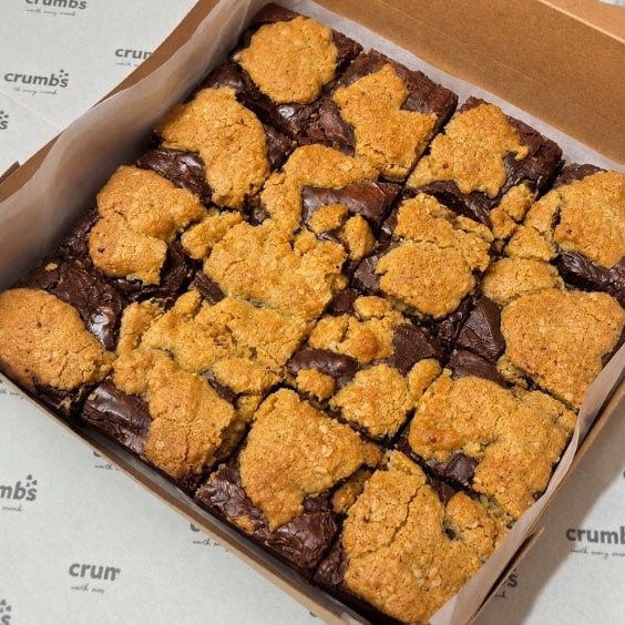 A box of Revel Bar by Crumbs Bakehouse Co.